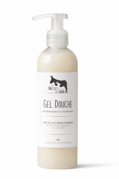 Gel douche au lait d'ânesse BIO 40% - 250ml - LES ANESSES DE JAOUL