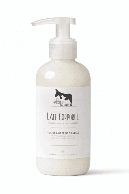 Lait corporel au lait d'ânesse BIO 40% - 200ml - LES ANESSES DU JAOUL
