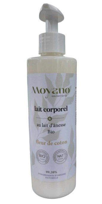 LAIT CORPOREL HYDRATANT AU LAIT D’ÂNESSE BIO - FLEUR DE COTON 250ml