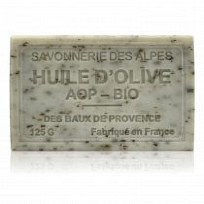 SAVONS HUILE D'OLIVE BIO 125GR - ROMARIN EXFOLIANT